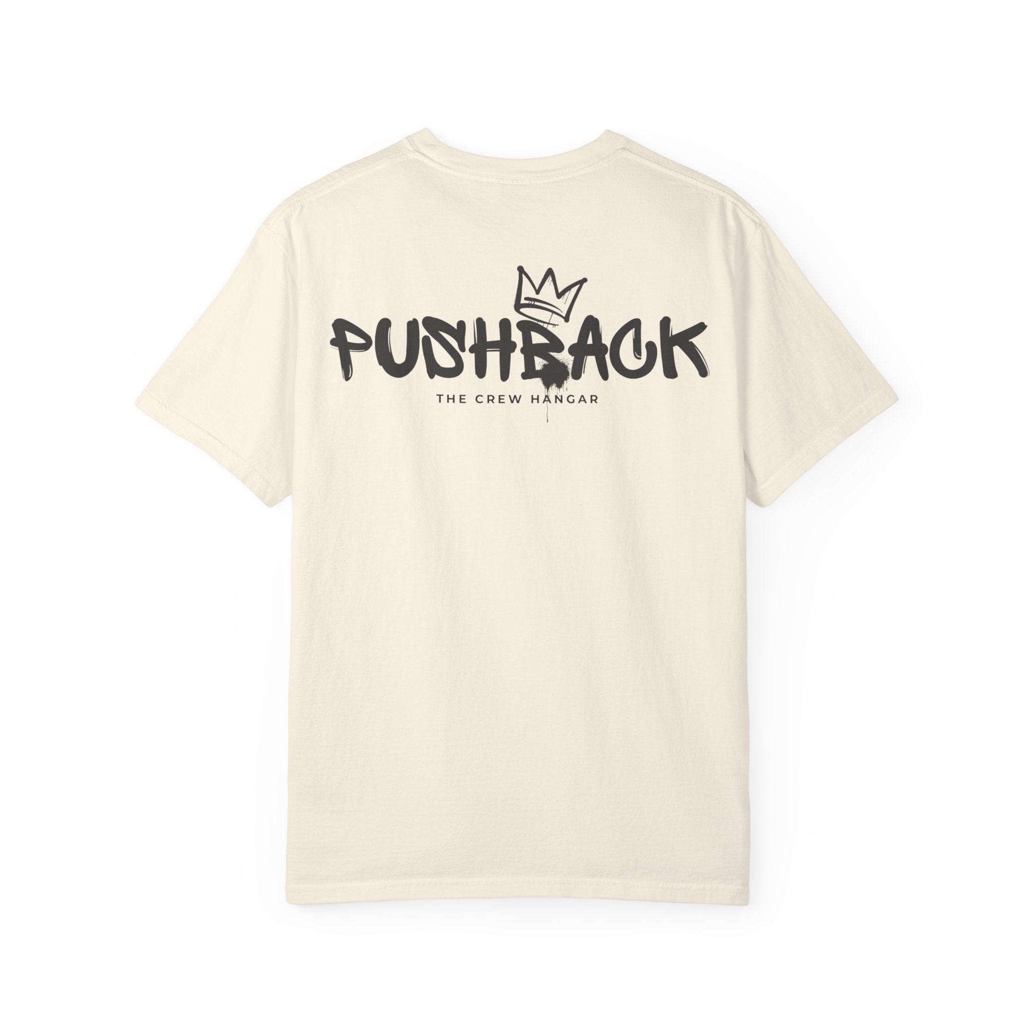 PUSHBACK Vintage Crown Tee – The Crew Hangar Edition
